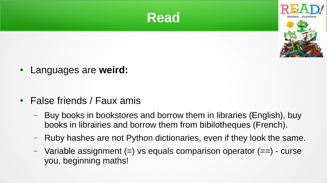 Read - False Friends Read - False Friends